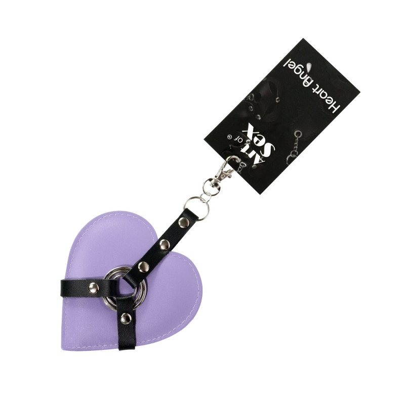 Брелок на карабине для ключей Art of Sex Heart Angel, Лаванда Брелок на карабине для ключей Art of Sex Heart Angel, Лаванда
