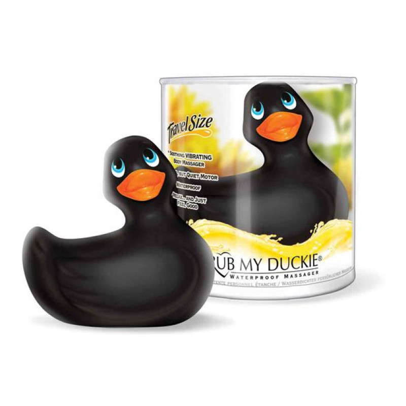 Вібромасажер Big Teazw Toys I Rub My Duckie Classic Чорний Вібромасажер Big Teazw Toys I Rub My Duckie Classic Чорний