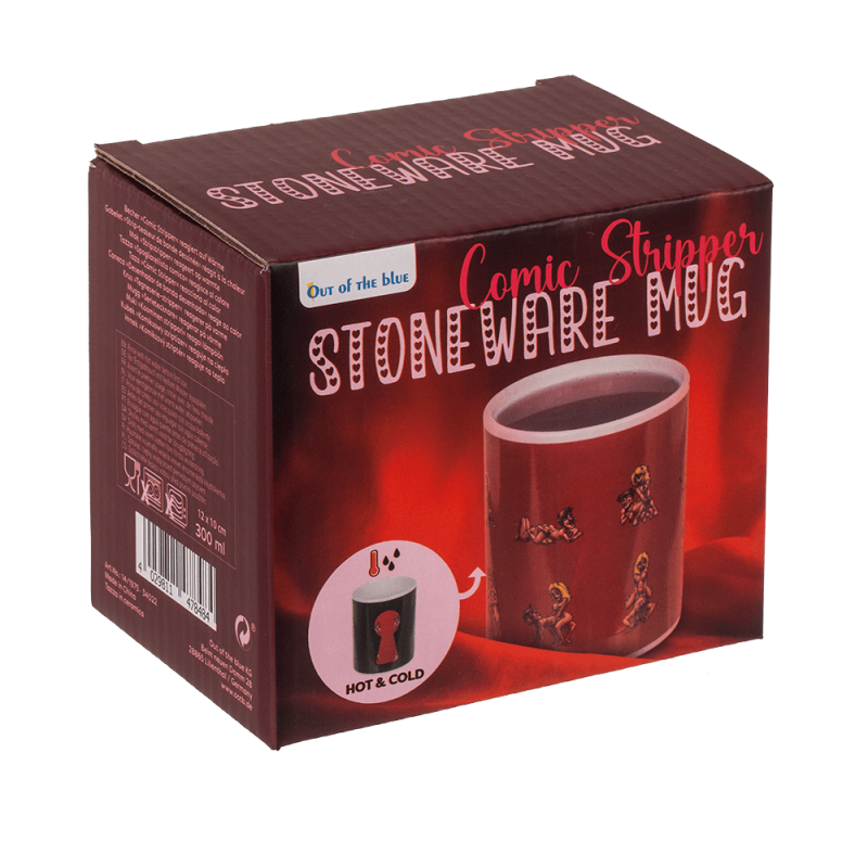 Чашка з термоефектом OOTB Stoneware Mug Comic Stripper Чашка з термоефектом OOTB Stoneware Mug Comic Stripper