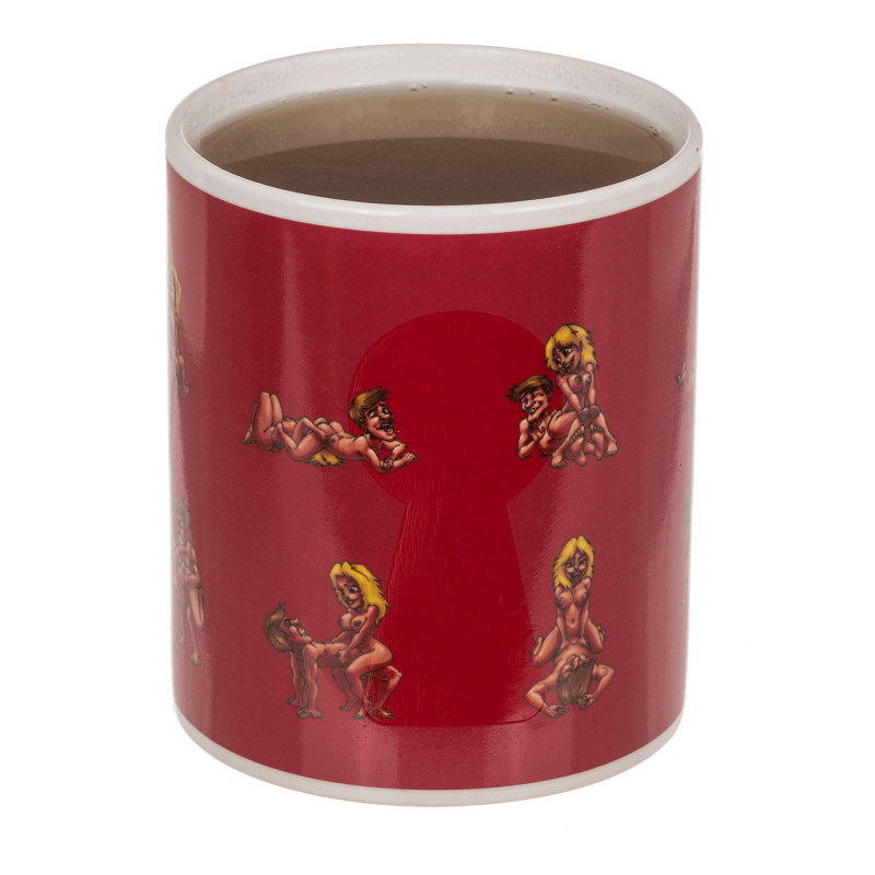 Чашка з термоефектом OOTB Stoneware Mug Comic Stripper Чашка з термоефектом OOTB Stoneware Mug Comic Stripper