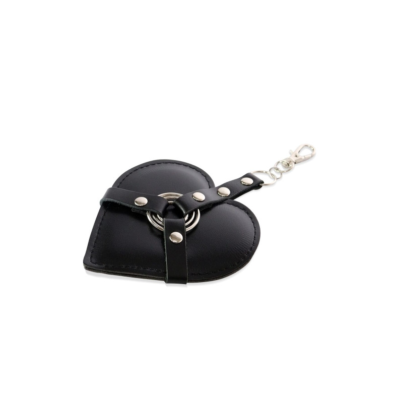 Брелок на карабине для ключей Art of Sex Heart Angel, Черный Брелок на карабине для ключей Art of Sex Heart Angel, Черный