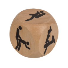 Деревянный кубик OOTB Kama Sutra Wooden Dice, 3x3 см