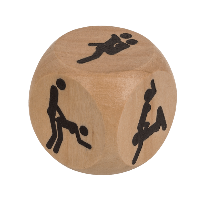 Деревянный кубик OOTB Kama Sutra Wooden Dice, 3x3 см Деревянный кубик OOTB Kama Sutra Wooden Dice, 3x3 см