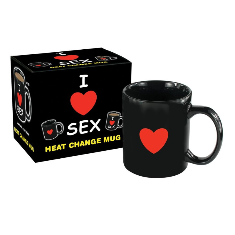 Кружка с приколом SPENCER & FLEETWOOD Mug (Heat Change) I Love Sex Кружка с приколом SPENCER & FLEETWOOD Mug (Heat Change) I Love Sex