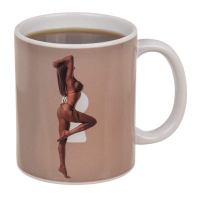 Чашка с термоэффектом OOTB Stoneware Mug Stripper Girl Чашка с термоэффектом OOTB Stoneware Mug Stripper Girl