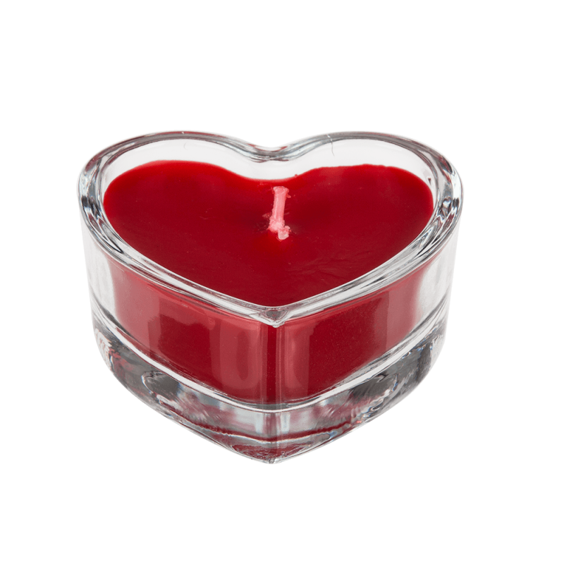 Свічка у склі OOTB Heart, 8 х 8 см