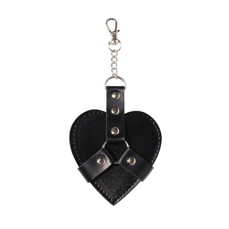 Брелок на карабіні для ключів Art of Sex Chained Heart, Чорний Брелок на карабіні для ключів Art of Sex Chained Heart, Чорний