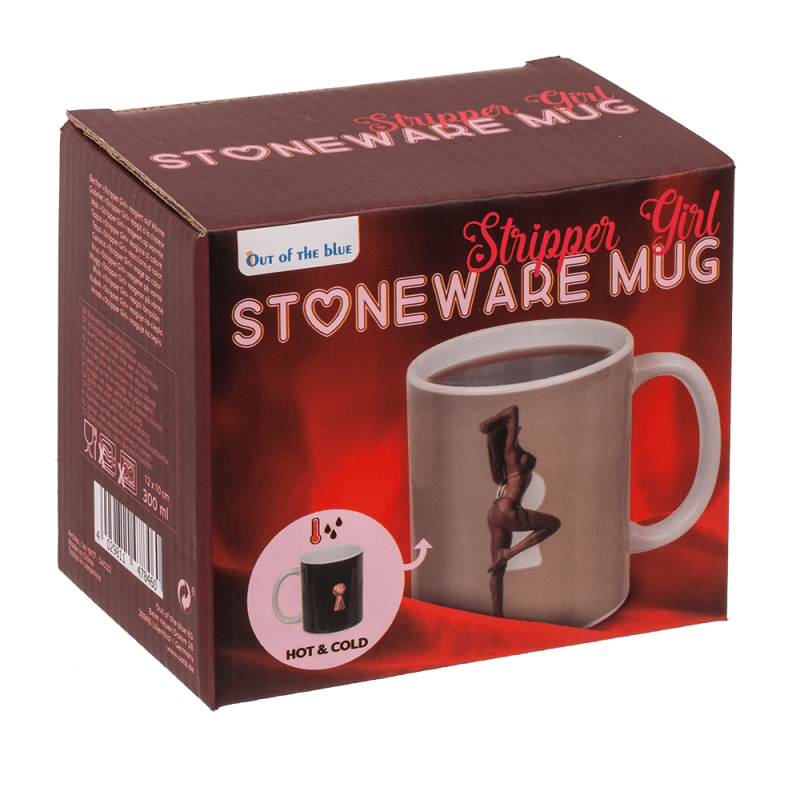 Чашка с термоэффектом OOTB Stoneware Mug Stripper Girl Чашка с термоэффектом OOTB Stoneware Mug Stripper Girl