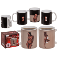 Чашка с термоэффектом OOTB Stoneware Mug Stripper Girl