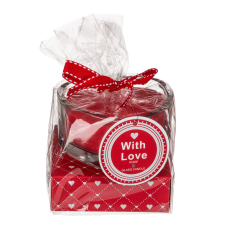 Свічка у склі OOTB Heart, 8 х 8 см