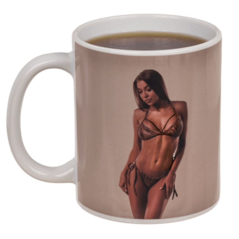 Чашка с термоэффектом OOTB Stoneware Mug Stripper Girl Чашка с термоэффектом OOTB Stoneware Mug Stripper Girl