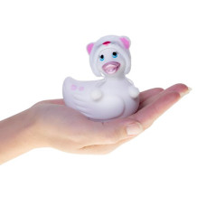 Вібромасажер Big Teazw Toys I Rub My Duckie Hoodie Білий