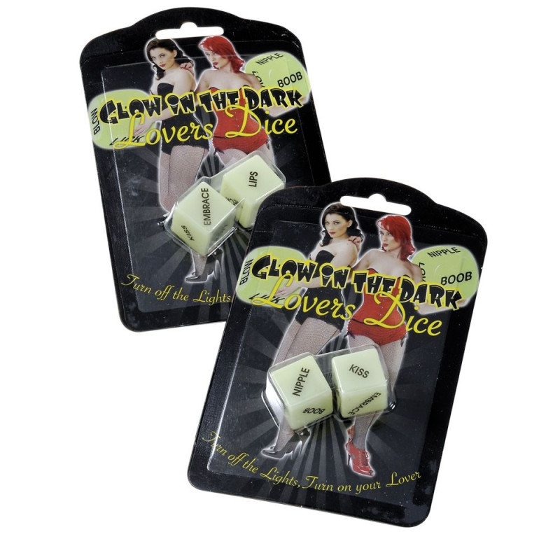 Игральные кубики SPENCER and FLEETWOOD Glow in the Dark Love Dice Игральные кубики SPENCER and FLEETWOOD Glow in the Dark Love Dice