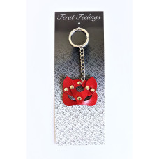 Брелок Feral Feelings Кішечка Червоний