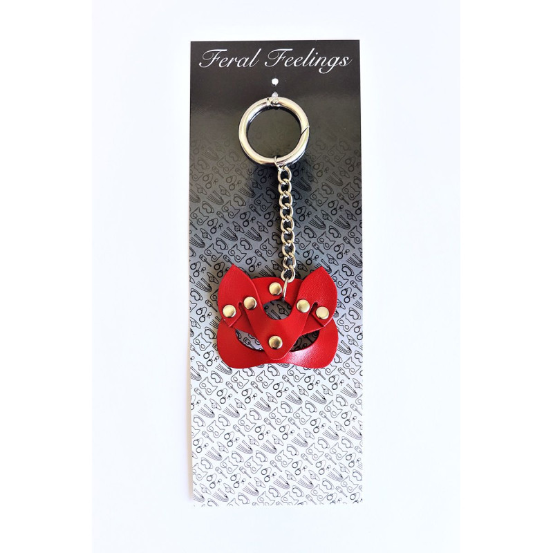 Брелок Feral Feelings Кошечка Красный