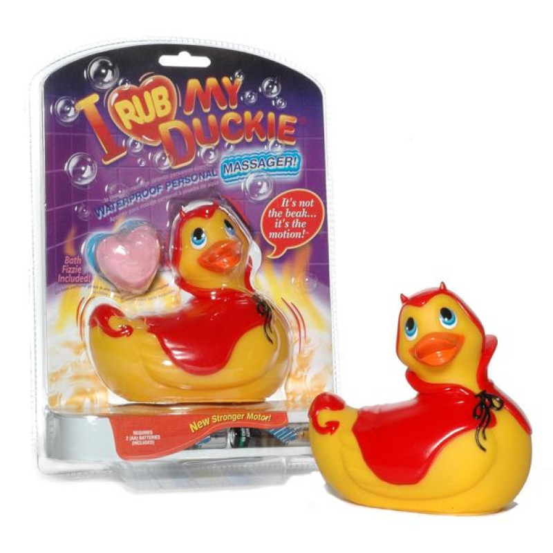 Вибромассажер Big Teazw Toys I Rub My Duckie Red Devil (BIG)