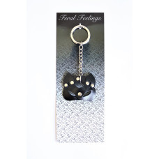 Брелок Feral Feelings Кішечка Чорний