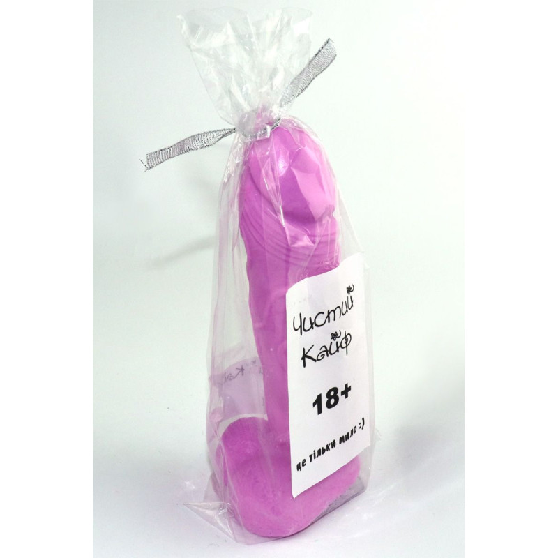 Крафтовое мыло-член с присоской Чистый Кайф M Фиолетовое Крафтовое мыло-член с присоской Чистый Кайф M Фиолетовое