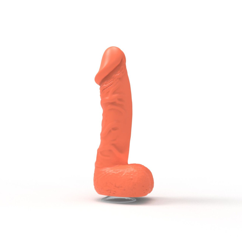 Крафтове мило-член із присоскою Pure Bliss MINI Coral, натуральне Крафтове мило-член із присоскою Pure Bliss MINI Coral, натуральне