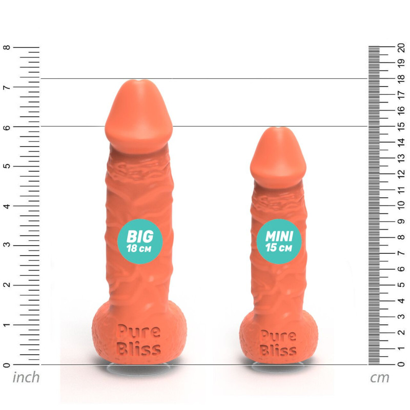 Крафтове мило-член із присоскою Pure Bliss MINI Coral, натуральне Крафтове мило-член із присоскою Pure Bliss MINI Coral, натуральне