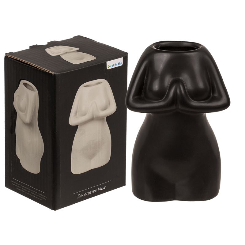 Керамічна ваза OOTB Women´s Body Black, 175 мл Керамічна ваза OOTB Women´s Body Black, 175 мл