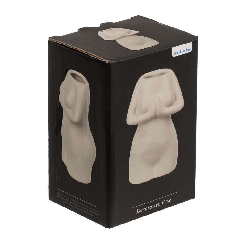 Керамічна ваза OOTB Women´s Body Black, 175 мл Керамічна ваза OOTB Women´s Body Black, 175 мл