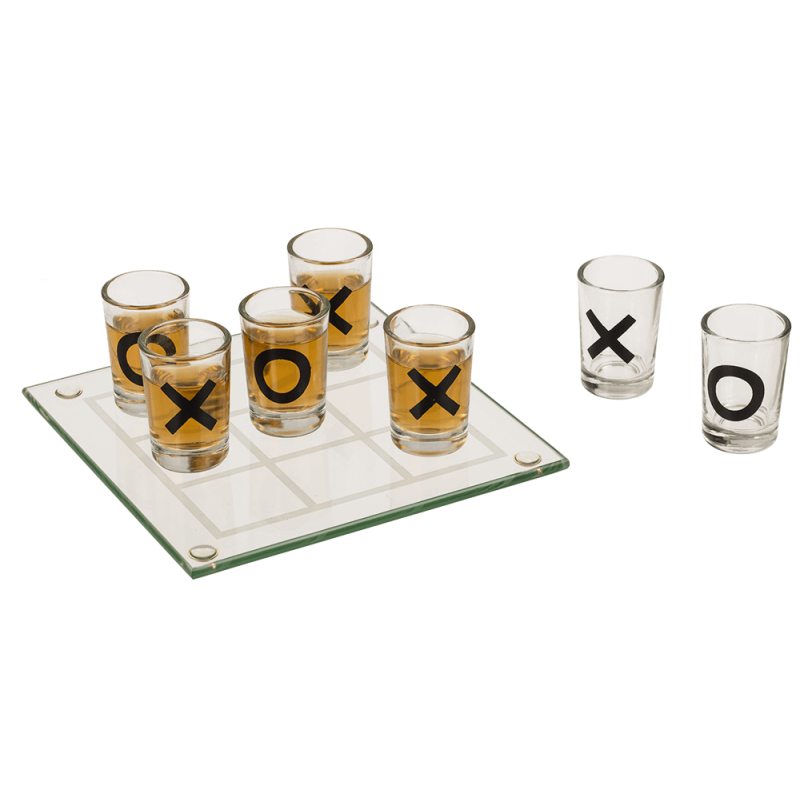 Набір склянок OOTB Drinking Game Tic Tac Toe, 9 шт. Набір склянок OOTB Drinking Game Tic Tac Toe, 9 шт.