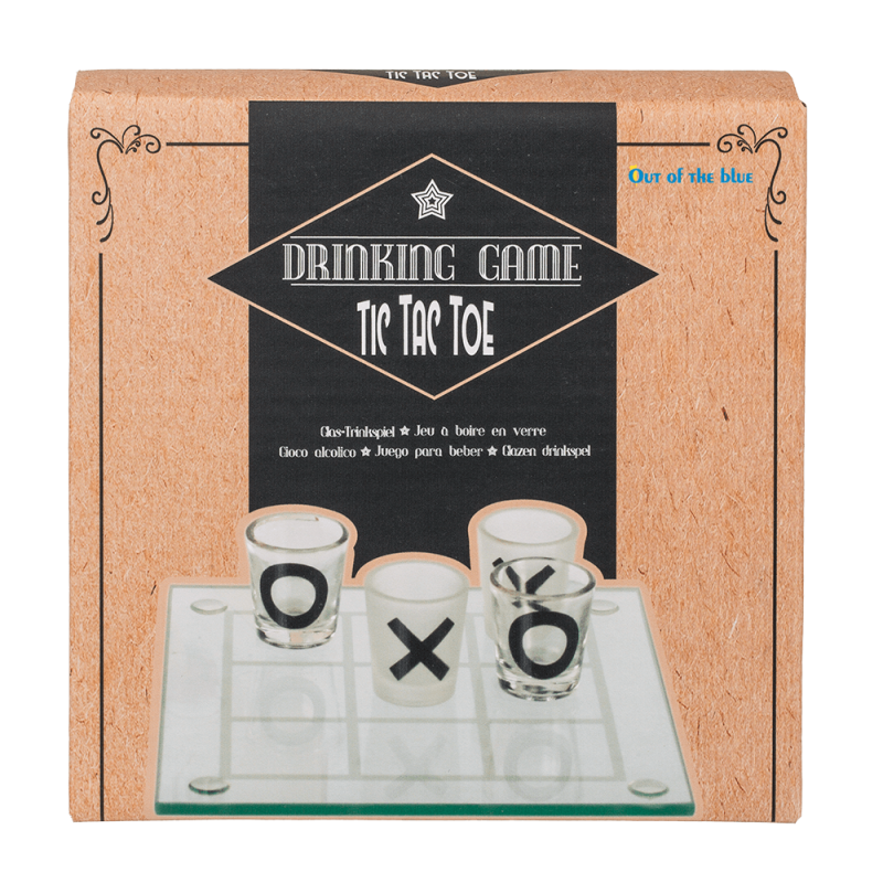 Набір склянок OOTB Drinking Game Tic Tac Toe, 9 шт. Набір склянок OOTB Drinking Game Tic Tac Toe, 9 шт.