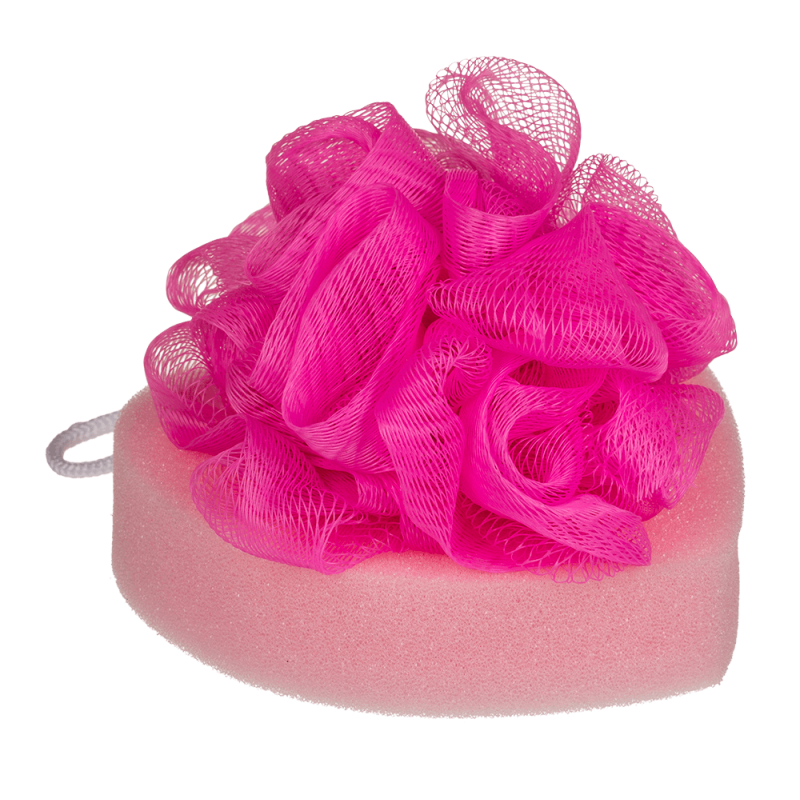 Губка для ванны OOTB Bath Sponge Heart, 12 см Губка для ванны OOTB Bath Sponge Heart, 12 см