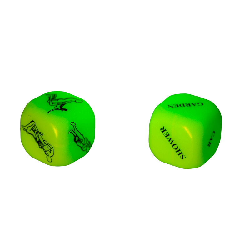 Кубики неоновые OOTB Sex Dice Kamasutra Neon, 2 шт. Кубики неоновые OOTB Sex Dice Kamasutra Neon, 2 шт.