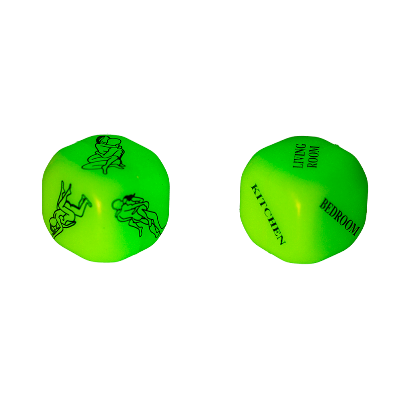 Кубики неоновые OOTB Sex Dice Kamasutra Neon, 2 шт. Кубики неоновые OOTB Sex Dice Kamasutra Neon, 2 шт.
