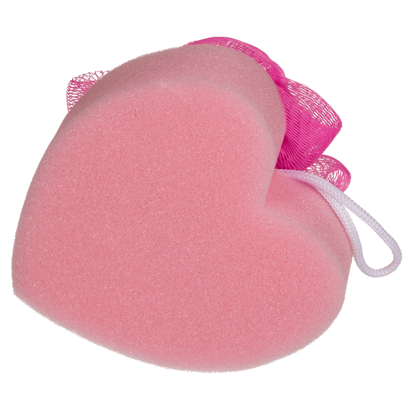 Губка для ванны OOTB Bath Sponge Heart, 12 см Губка для ванны OOTB Bath Sponge Heart, 12 см