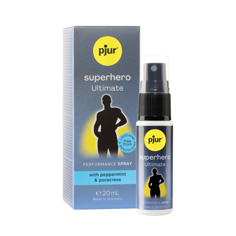 Пролонгувальний спрей pjur Superhero Ultimate Spray 20 мл, найсильніший Пролонгувальний спрей pjur Superhero Ultimate Spray 20 мл, найсильніший