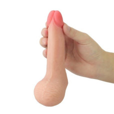 Фаллоимитатор LoveToy Skinlike Soft Cock 5.5