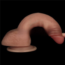 Фаллоимитатор LoveToy Sliding Skin Pro Dual Layer Silicone Dong 7.5