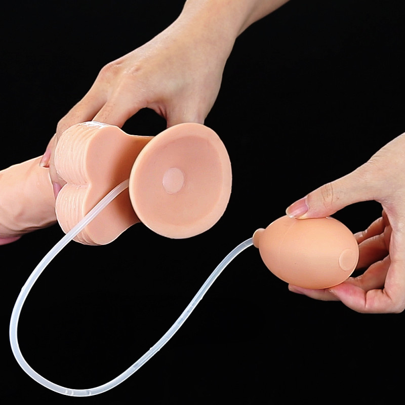 Фаллоимитатор LoveToy Soft Ejaculation Cock With Ball 9