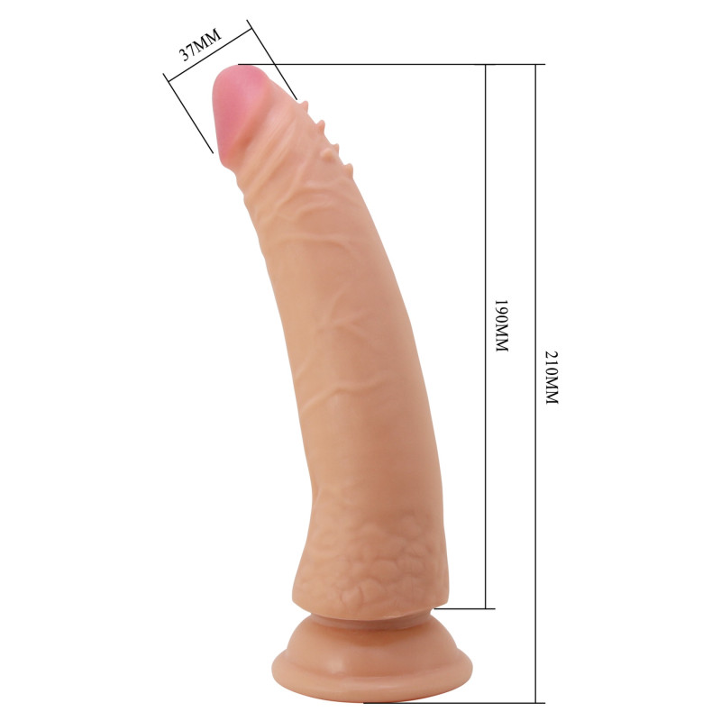 Фалоімітатор Pretty Love Kable Sliding Skin 8.3 Flesh