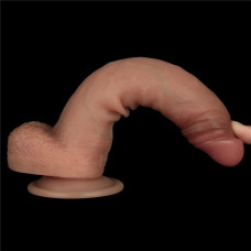 Фаллоимитатор LoveToy Sliding Skin Pro Dual Layer Silicone Dong 8.5 Flesh #2