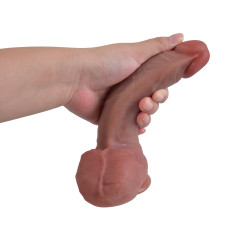Фаллоимитатор Erospace Natural Play Silicone Dildo D1, 21 см
