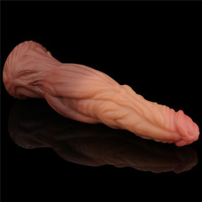 Фалоімітатор LoveToy DualLoveToyLayered Silicone Cock 9.5 Brown