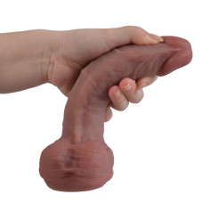 Фаллоимитатор Erospace Natural Play Silicone Dildo D2, 20.6 см