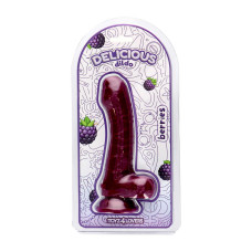 Фаллоимитатор с ароматом ежевики Toyz4lovers Delicious Dildo Berries, 18,5 см