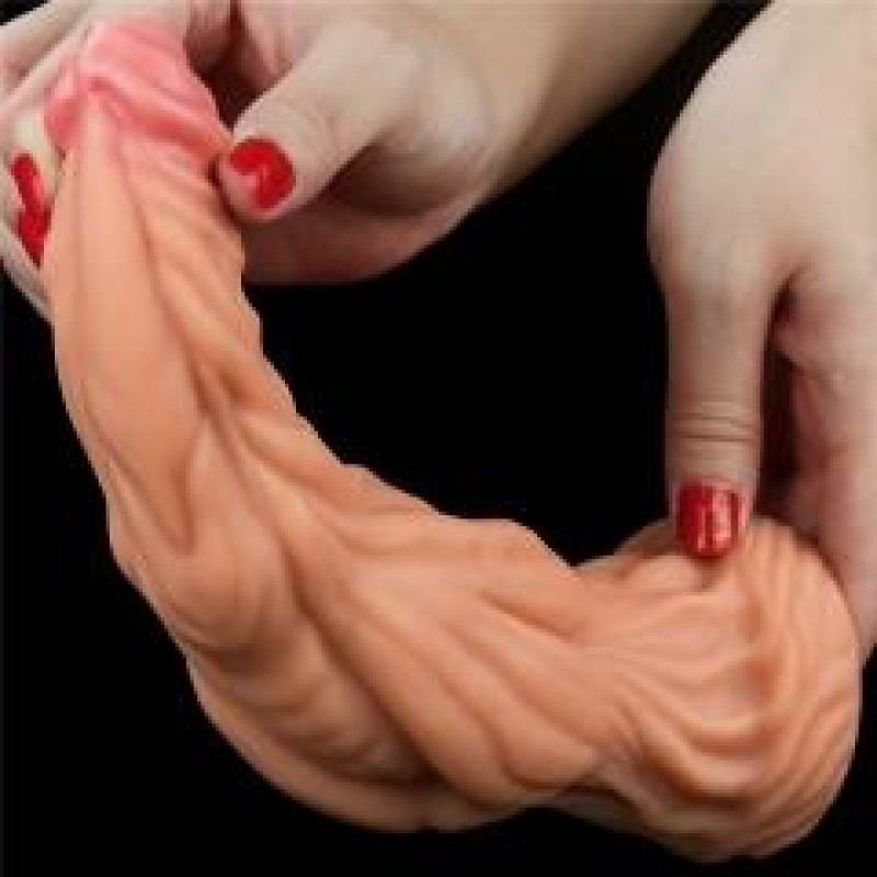 Фаллоимитатор LoveToy DualLoveToyLayered Silicone Cock 9.5 Flesh