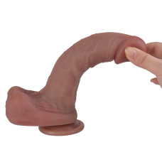 Фаллоимитатор Erospace Natural Play Silicone Dildo D2, 20.6 см