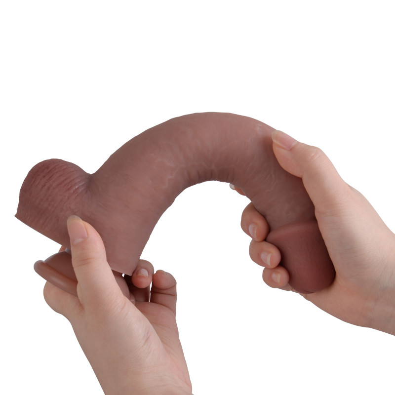 Фаллоимитатор Erospace Natural Play Silicone Dildo D3, 24 см