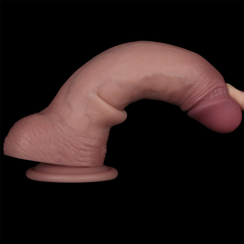 Фаллоимитатор LoveToy Sliding Skin Pro II Dual Layer Silicone Dong 8.5 Flesh