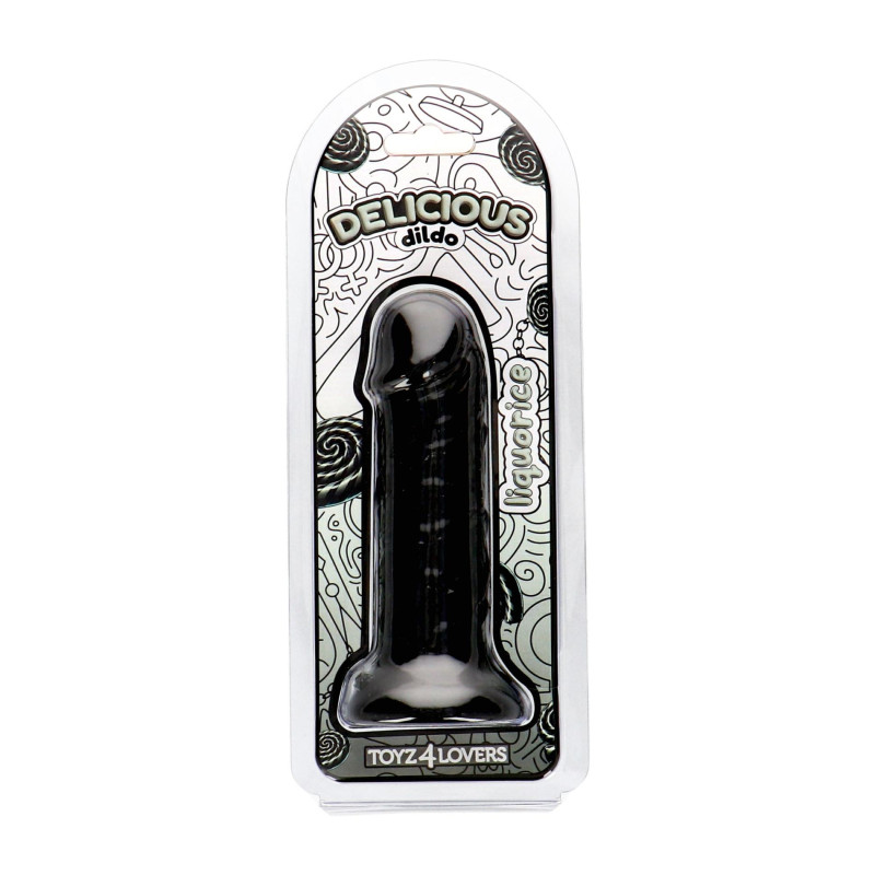 Фаллоимитатор с ароматом лакрицы Toyz4lovers Delicious Dildo Liquorice, 15 см