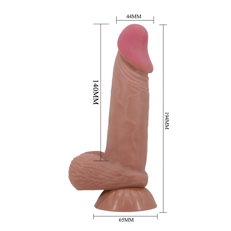 Фалоімітатор Pretty Love Duvall Sliding Skin 7.6 Latin