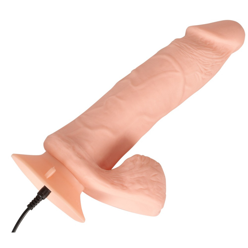Вибратор Nature Skin Bendable RC Vibrator with Balls