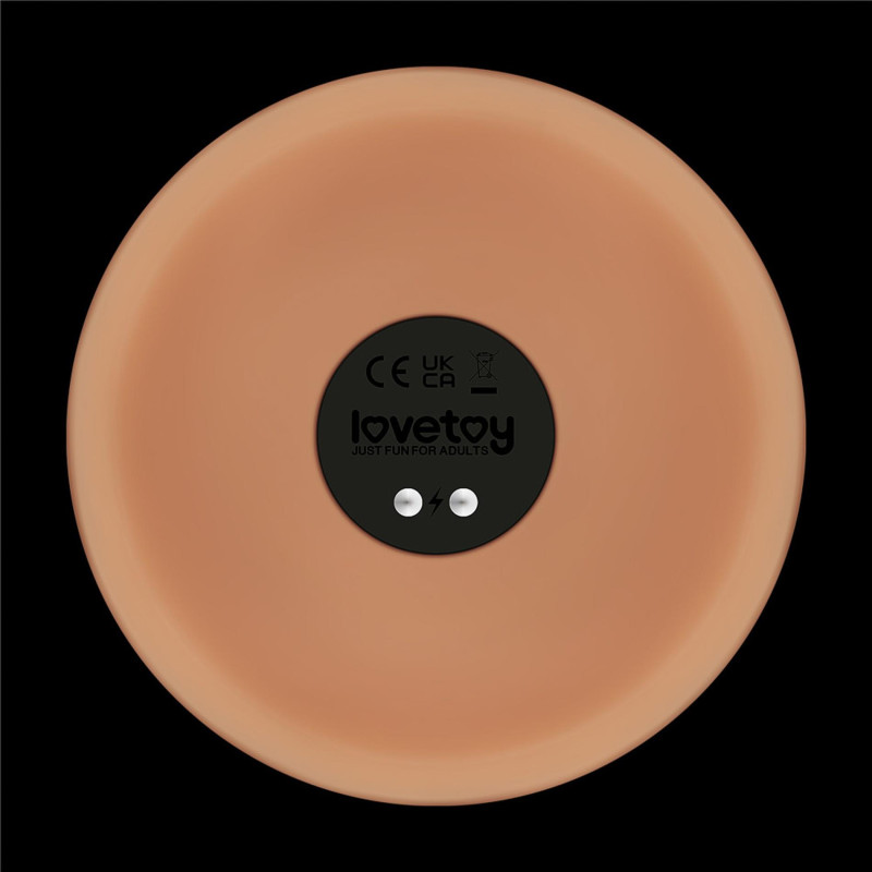 Реалистичный вибратор LoveToy Vibrating Power Basics Cock 10